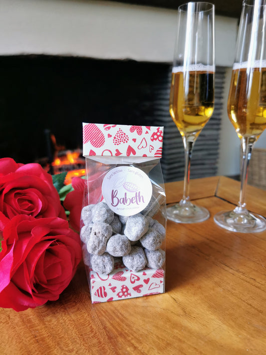 Noisettes caramélisées Chocolatées Saint Valentin