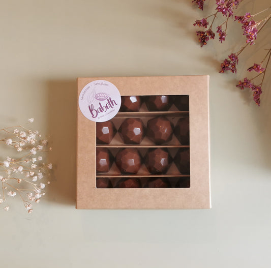 Coffret diamant praliné