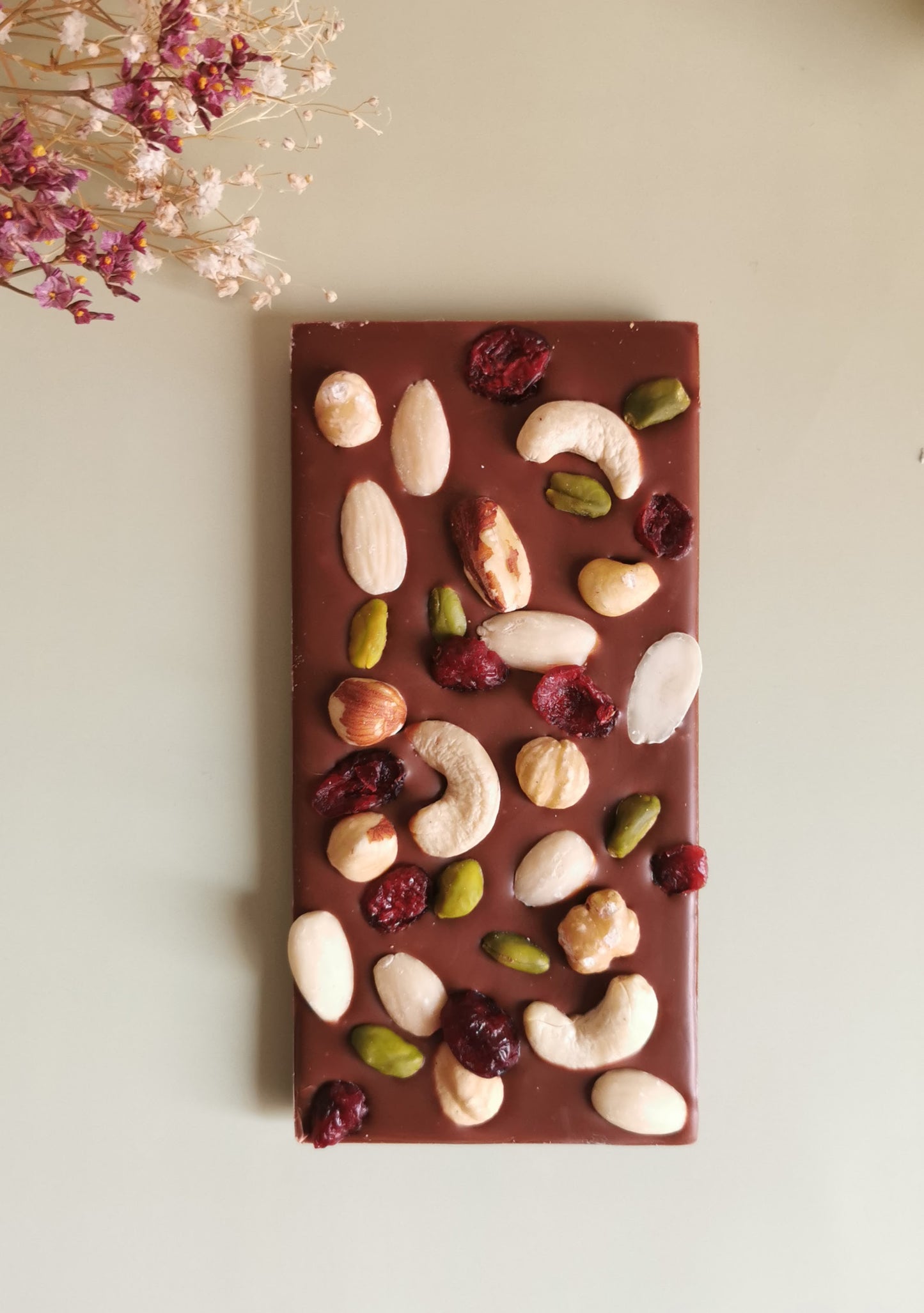 Tablette Mendiant Chocolat Amande