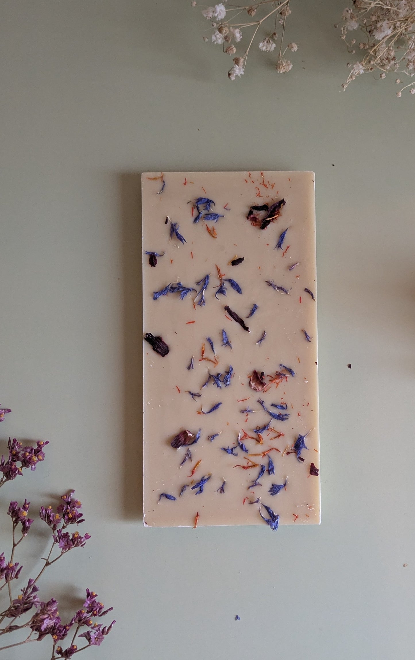 Tablette Blanc Amande & Fleurs séchées