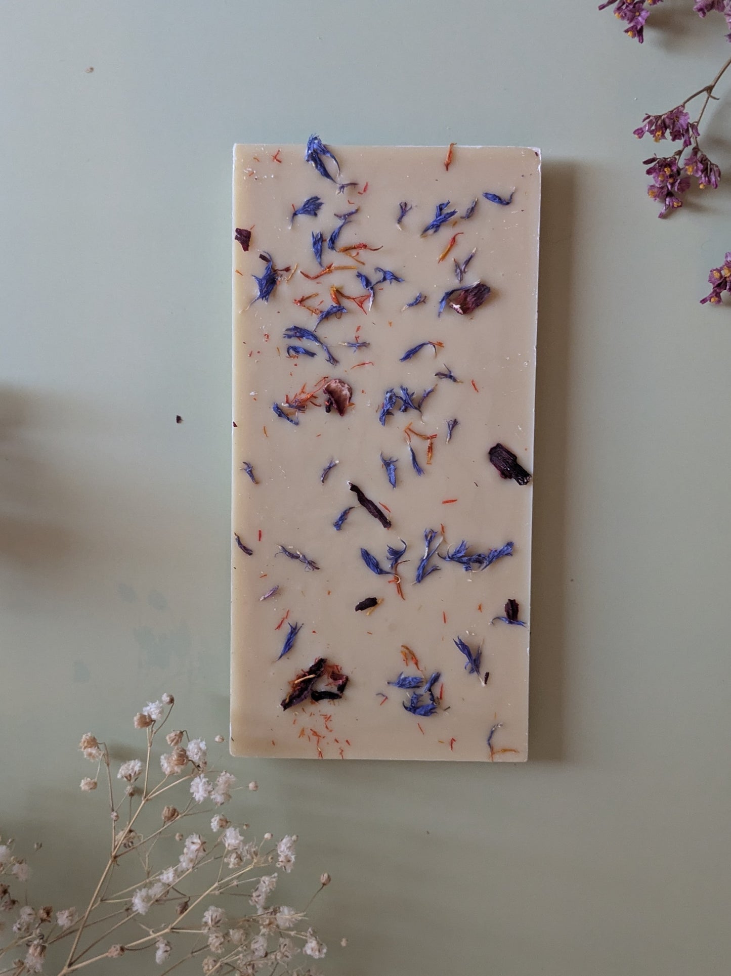 Tablette Blanc Amande & Fleurs séchées